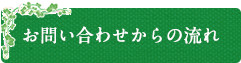 お問い合わせからの流れ